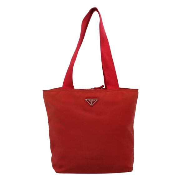 PRADA Tote Bag Nylon Red - Picture 2 of 16